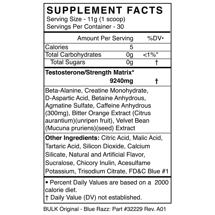 Black Market Labs Bulk, 25 Servings