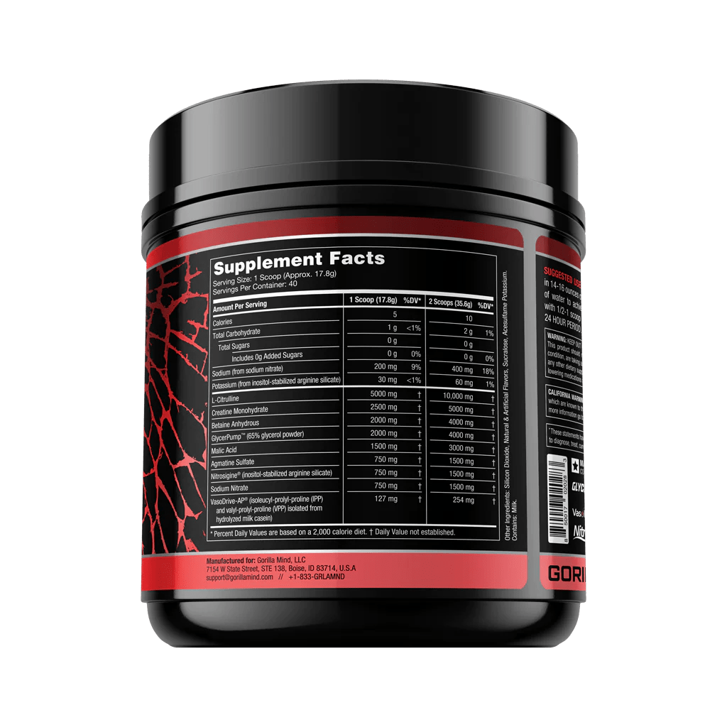 Gorilla Mode Nitric Pre-Workout