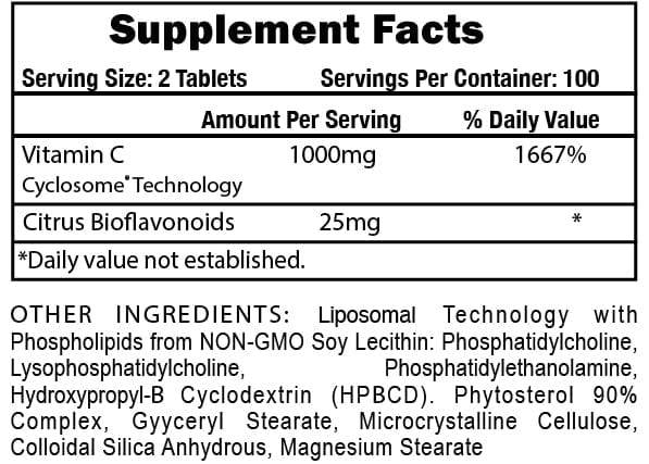 Blackstone Labs Vitamin C, 100 Servings