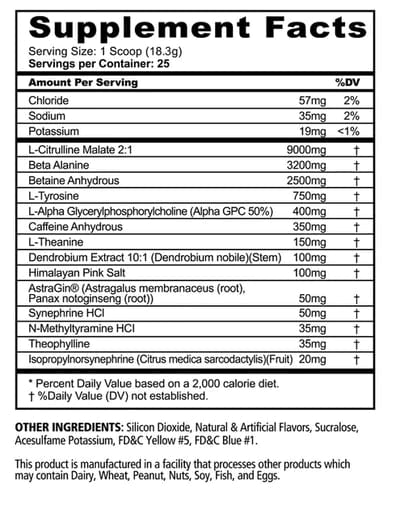 Panda Supps Pandamic, 25 Servings