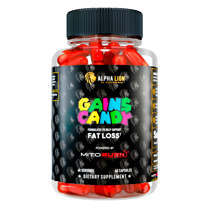 Alpha Lion Gains Candy Mitoburn, 60 Capsules