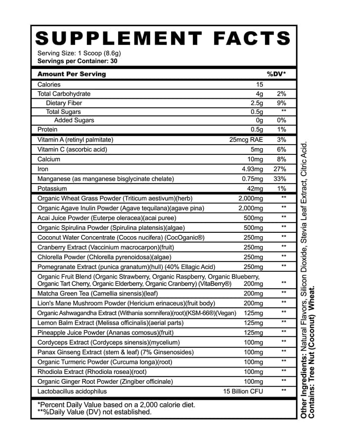 Panda Supps Superfood, 30 Servings