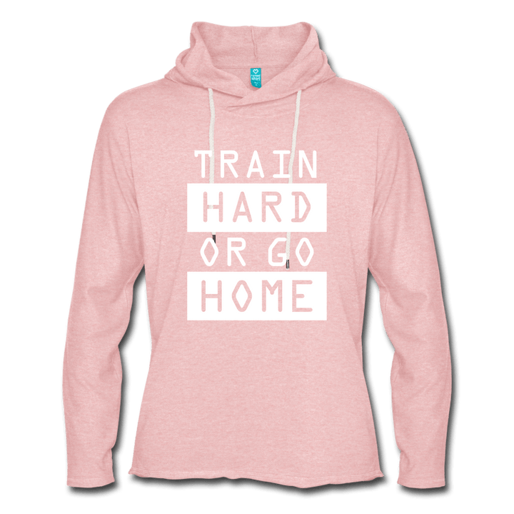 Train Hard or Go Home - Unisex Lightweight Terry Hoodie - Hawk Supplements