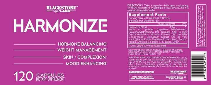 Blackstone Labs Harmonize, 30 Capsules