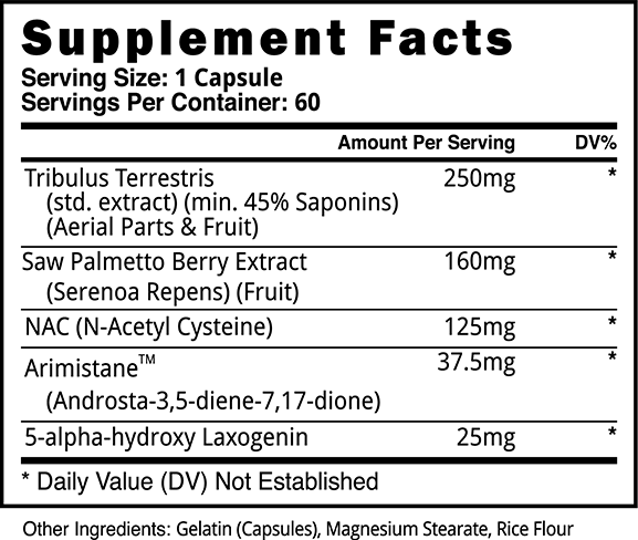 Blackstone Labs PCT V, 60 Capsules