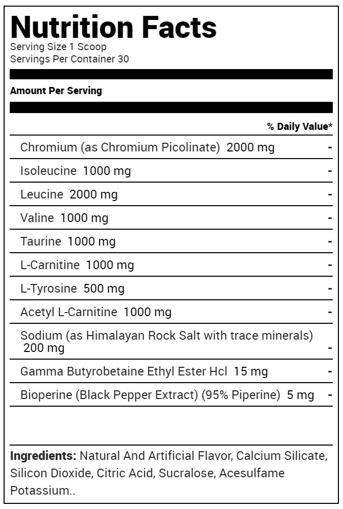 Bucked Up Racked, 30 Servings