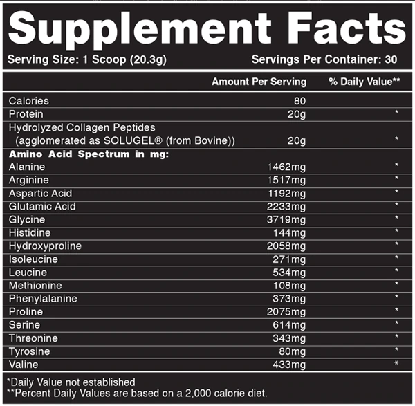 Blackstone Labs Collagen Peptides, 30 Servings
