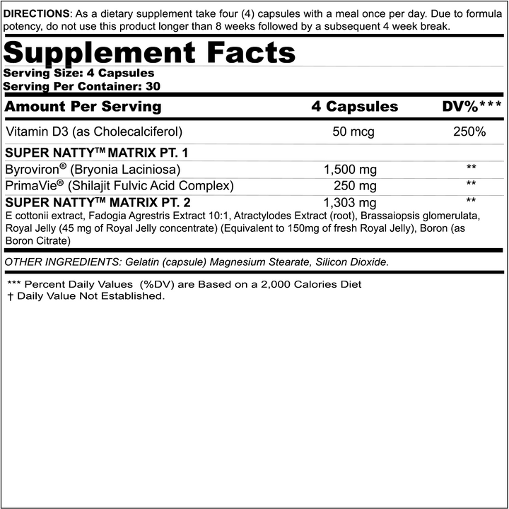 Black Magic Supply Super Natty, 120 Capsules