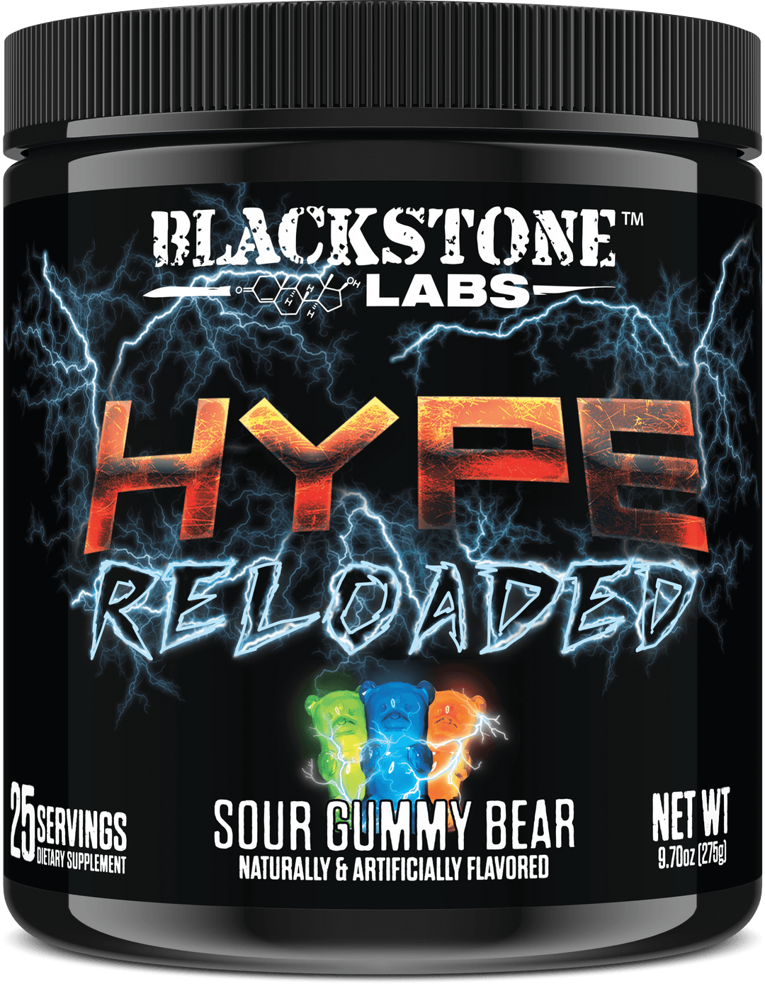 Blackstone Labs Sour Gummy Bear Blackstone Labs Hype Reloaded, 25 Servings