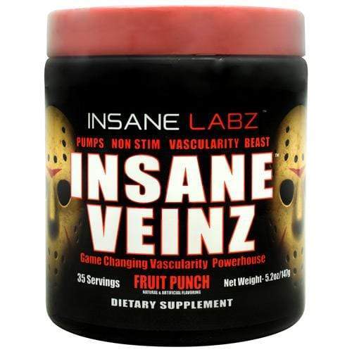 Insane Labz Fruit Punch Insane Veinz, 35 Servings