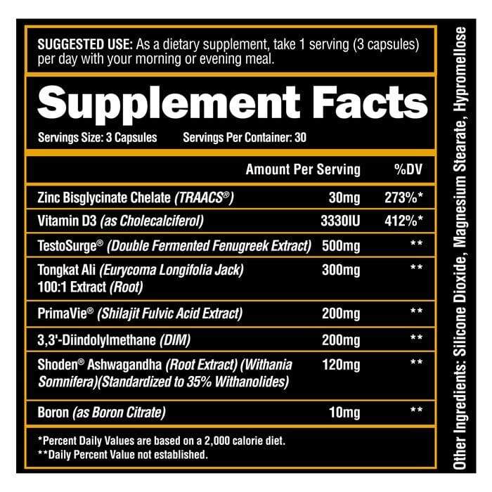 Alpha Lion Superhuman Test, 90 Capsules