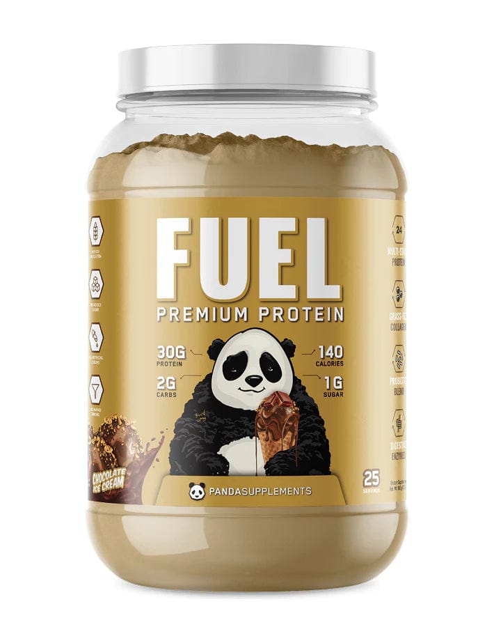 Panda Supps Protein Chocolate Ice Cream / 25 Servings Panda Supps Fuel Premium Protein