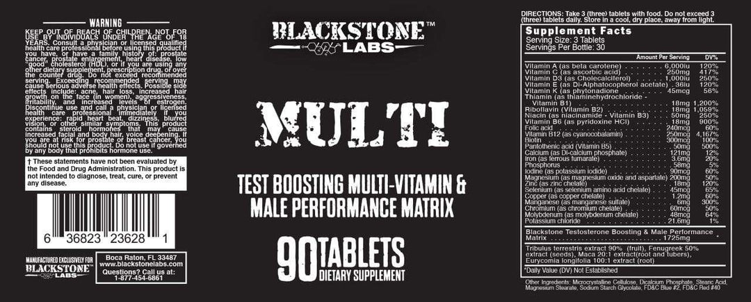 Blackstone Labs Multi, 90 Tablets