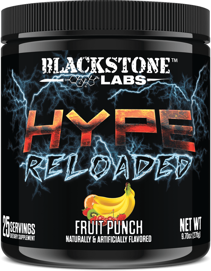 Blackstone Labs Fruit Punch Blackstone Labs Hype Reloaded, 25 Servings