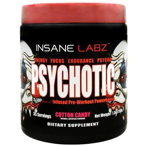 Insane Labz Cotton Candy Insane Labz Psychotic, 35 Servings