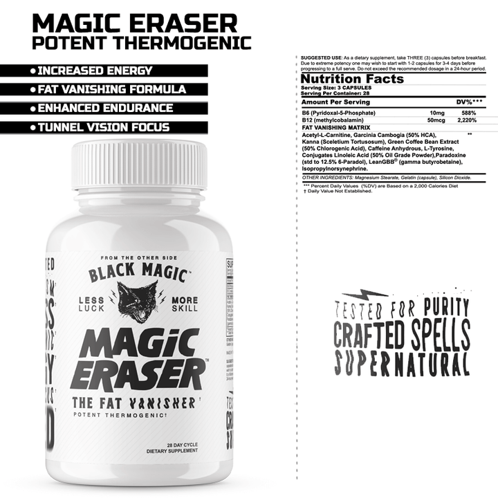 Borrador mágico Black Magic Supply, 84 cápsulas