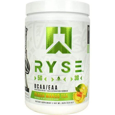 RYSE Supplements Peach Mango Tea RYSE BCAA / EAA, 30 Servings
