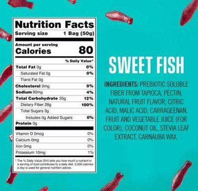 Smart Sweets, Sweet Fish, 1.8oz Bag