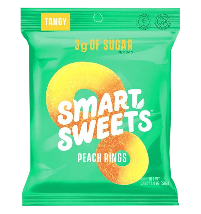 Smart Sweets Smart Sweets, Peach Rings, 1.8oz Bag