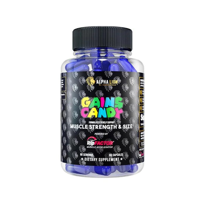 Alpha Lion Gains Candy Rip Factor, 60 Capsules