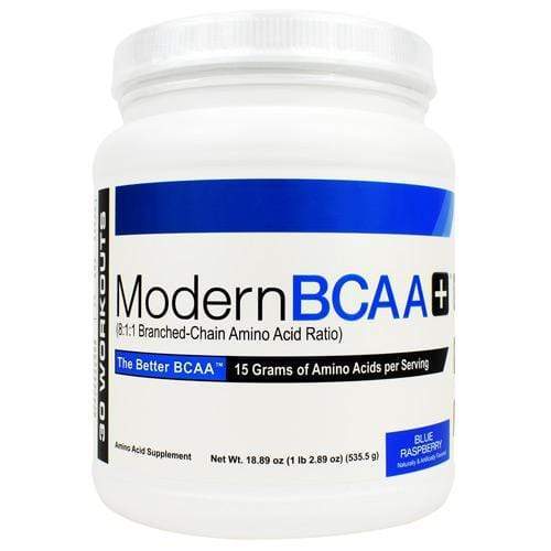 Modern Sports Nutrition Blue Raspberry Modern Sports BCAA+, 30 Servings