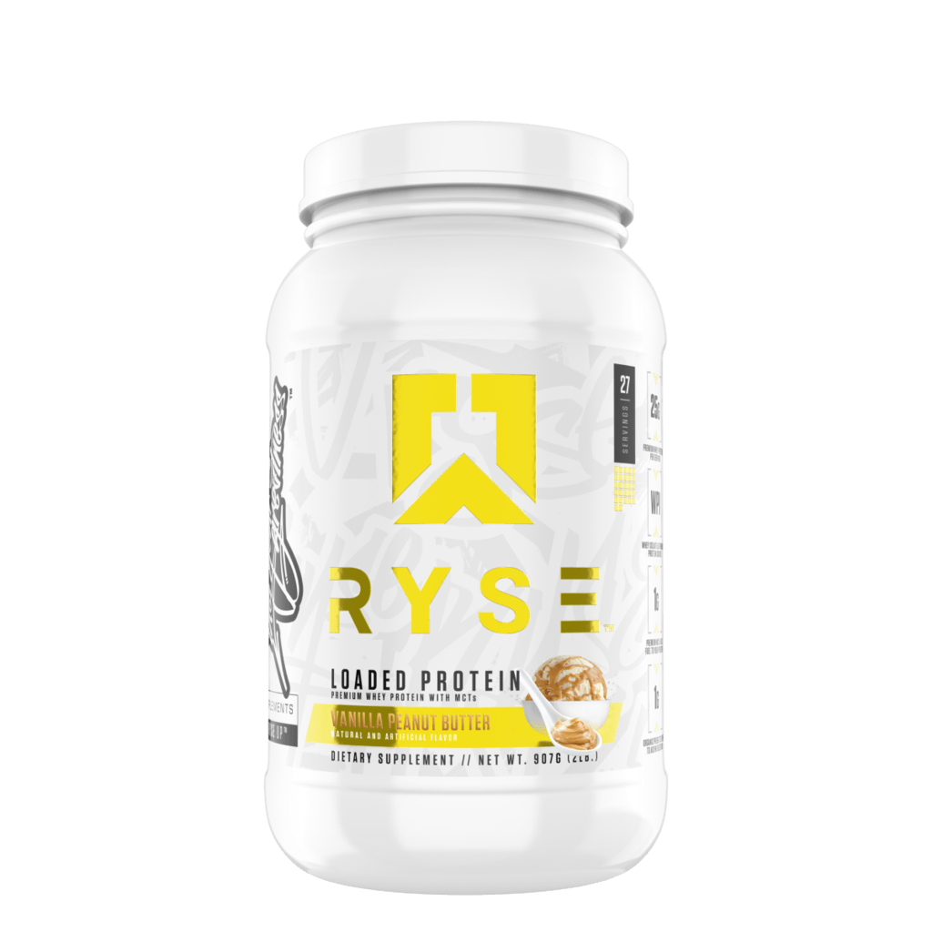 Proteína de suero cargada con RYSE