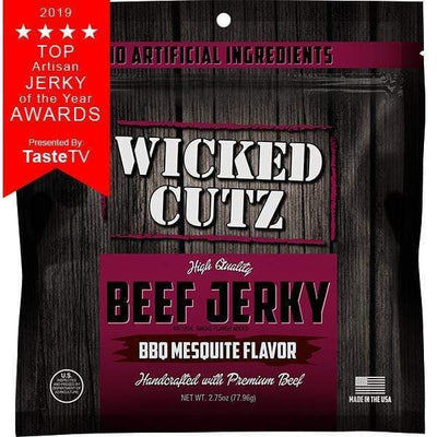 Wicked Cutz BBQ Mesquite Wicked Cutz Beef Jerky